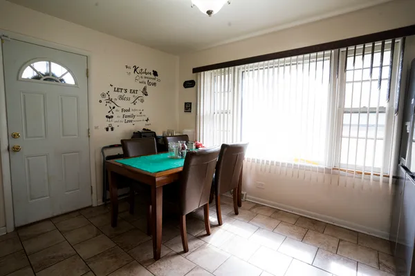 a room with furniture and a window