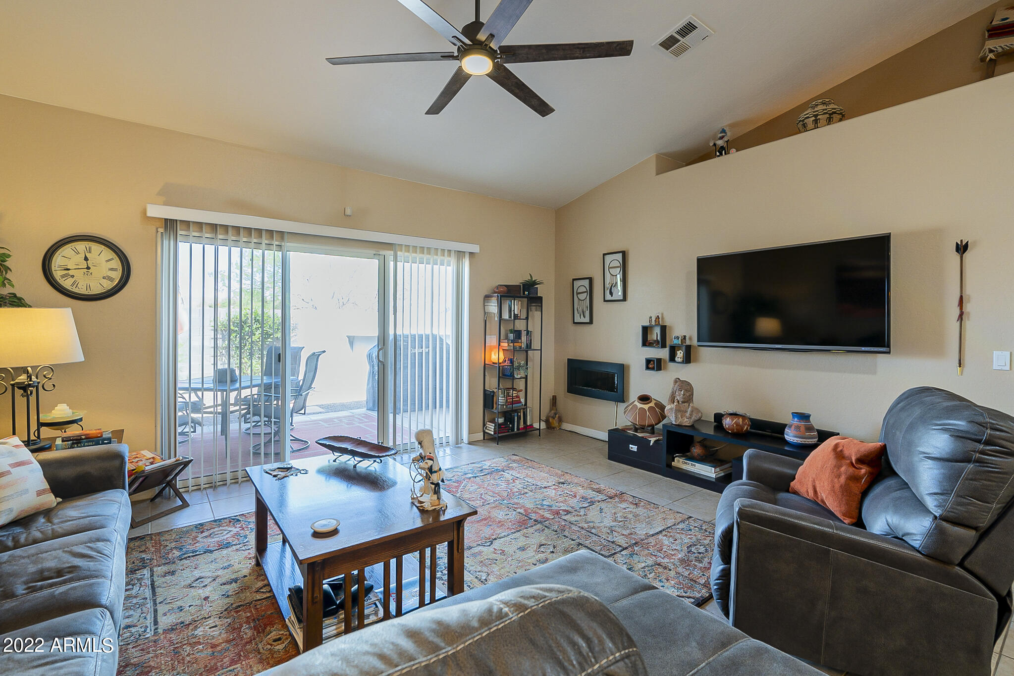 14864 South Redondo Road Arizona City, AZ 85123 - Photo 8 of 37 Living area leading to patio