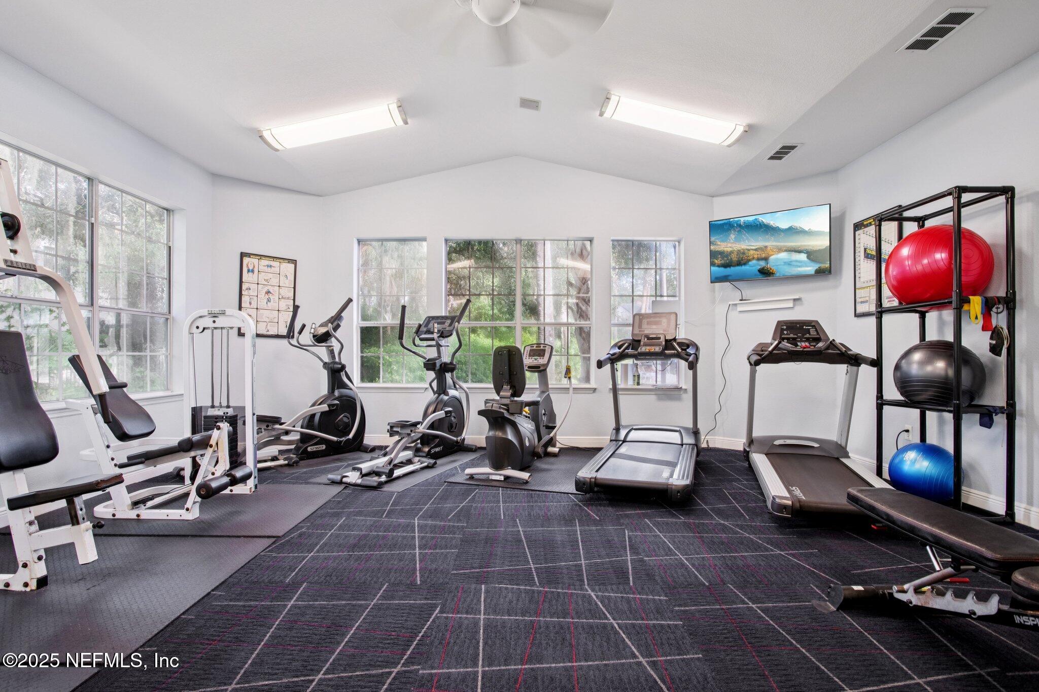 201 Colima Court, Unit 1221 Ponte Vedra Beach, FL 32082 - Photo 44 of 50 a view of a room with gym equipment