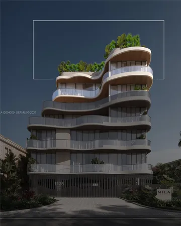 a front view of a building