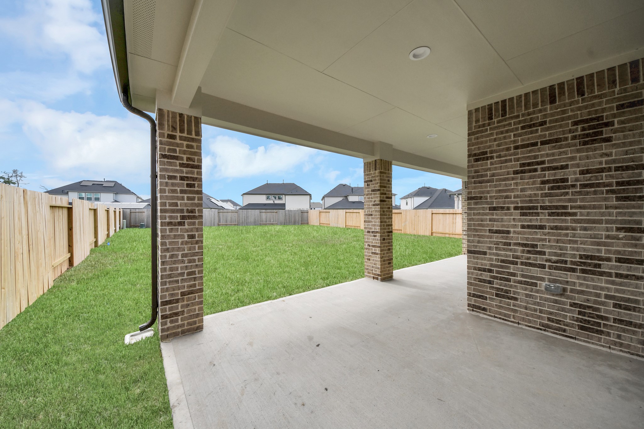 3102 Native Spg Drive Spring, TX 77373 - Photo 43 of 47 Experience outdoor living at its finest on this expansive covered patio, thoughtfully designed for BBQs and delightful outdoor dining