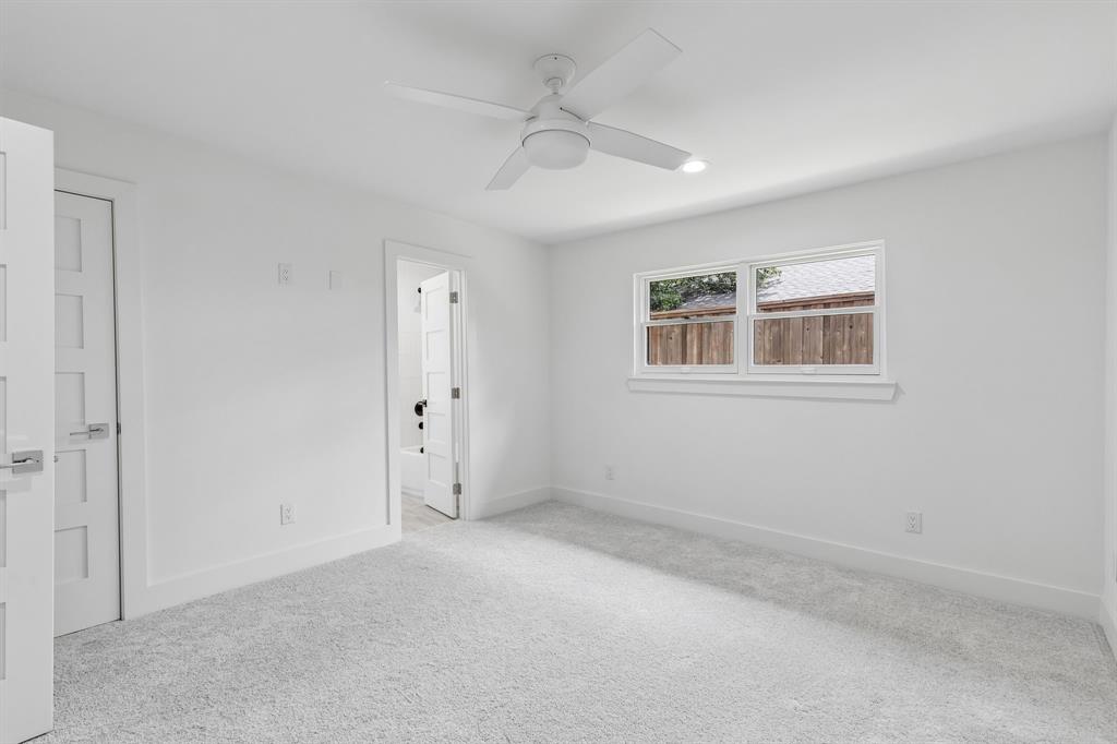 7124 Meadow Road Dallas, TX 75230 - Photo 25 of 36 Nicely sized secondary bedroom with en suite jack and jill bath and walk in closet