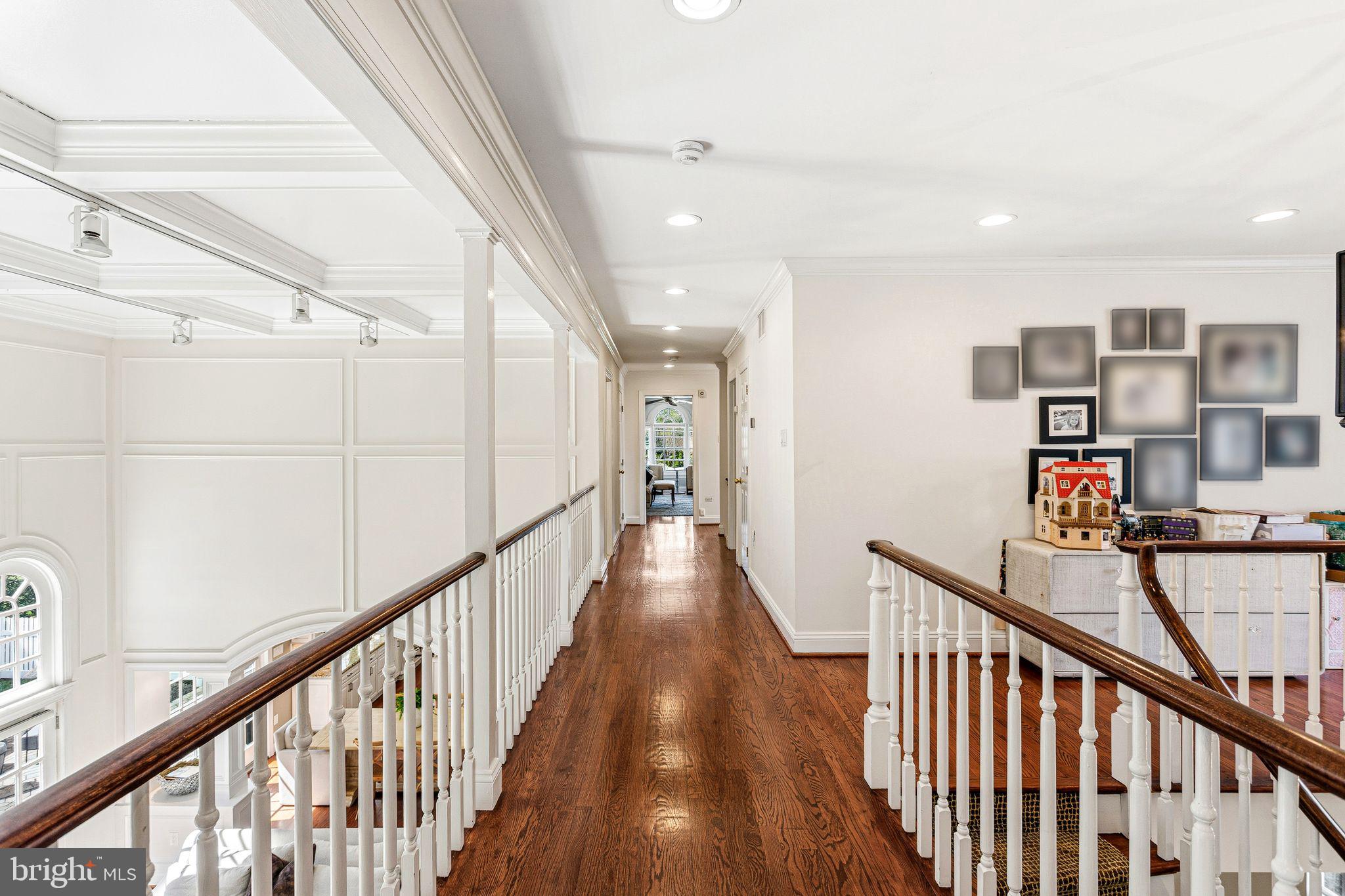 380 Kings Highway West Haddonfield, NJ 08033 - Photo 22 of 50 a view of a hallway with wooden floor and staircase