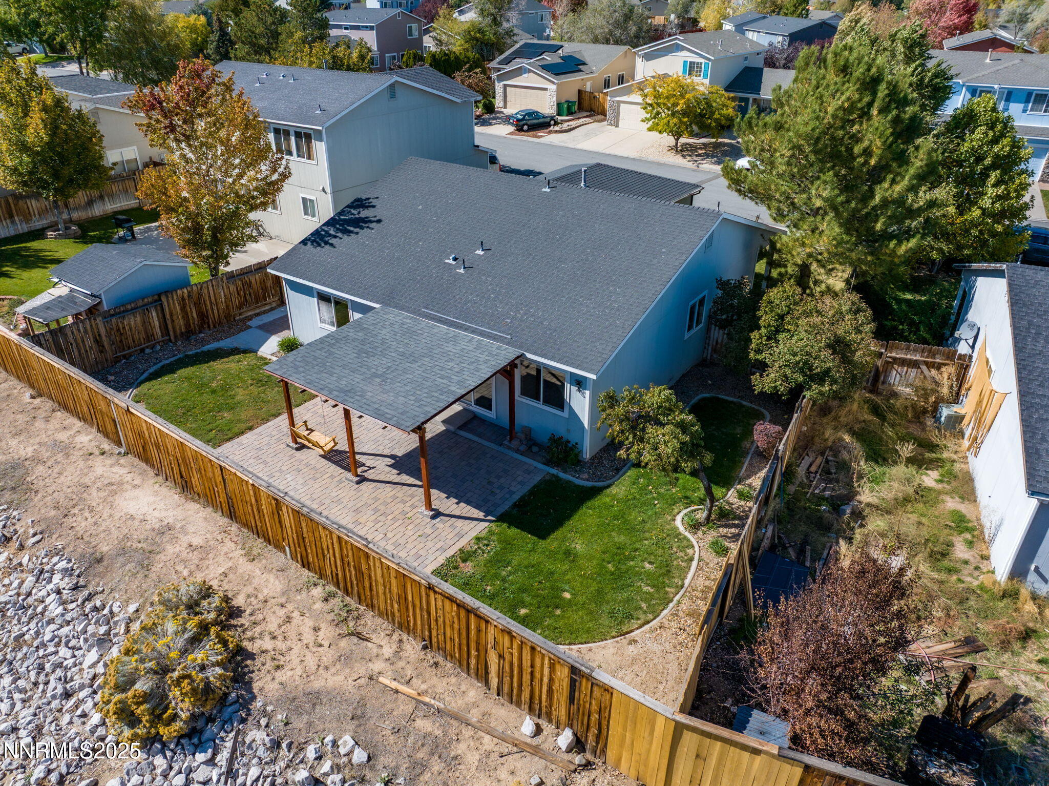 9770 Brightridge Drive Reno, NV 89506 - Photo 37 of 43 an aerial view of a house having yard