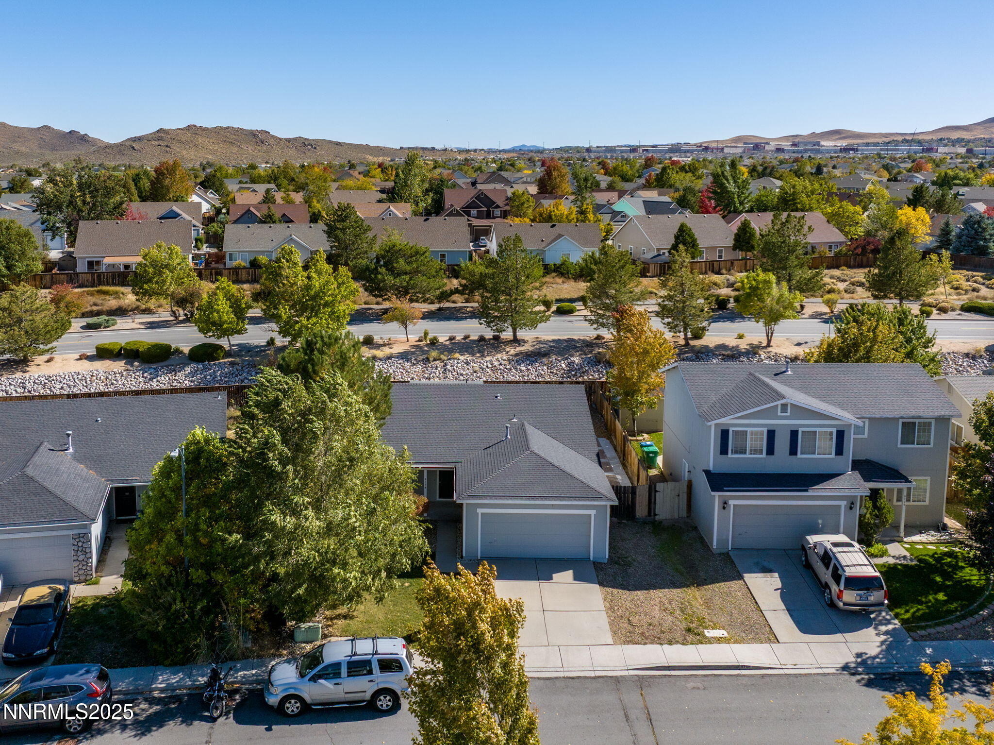 9770 Brightridge Drive Reno, NV 89506 - Photo 43 of 43 an aerial view of a house with a yard