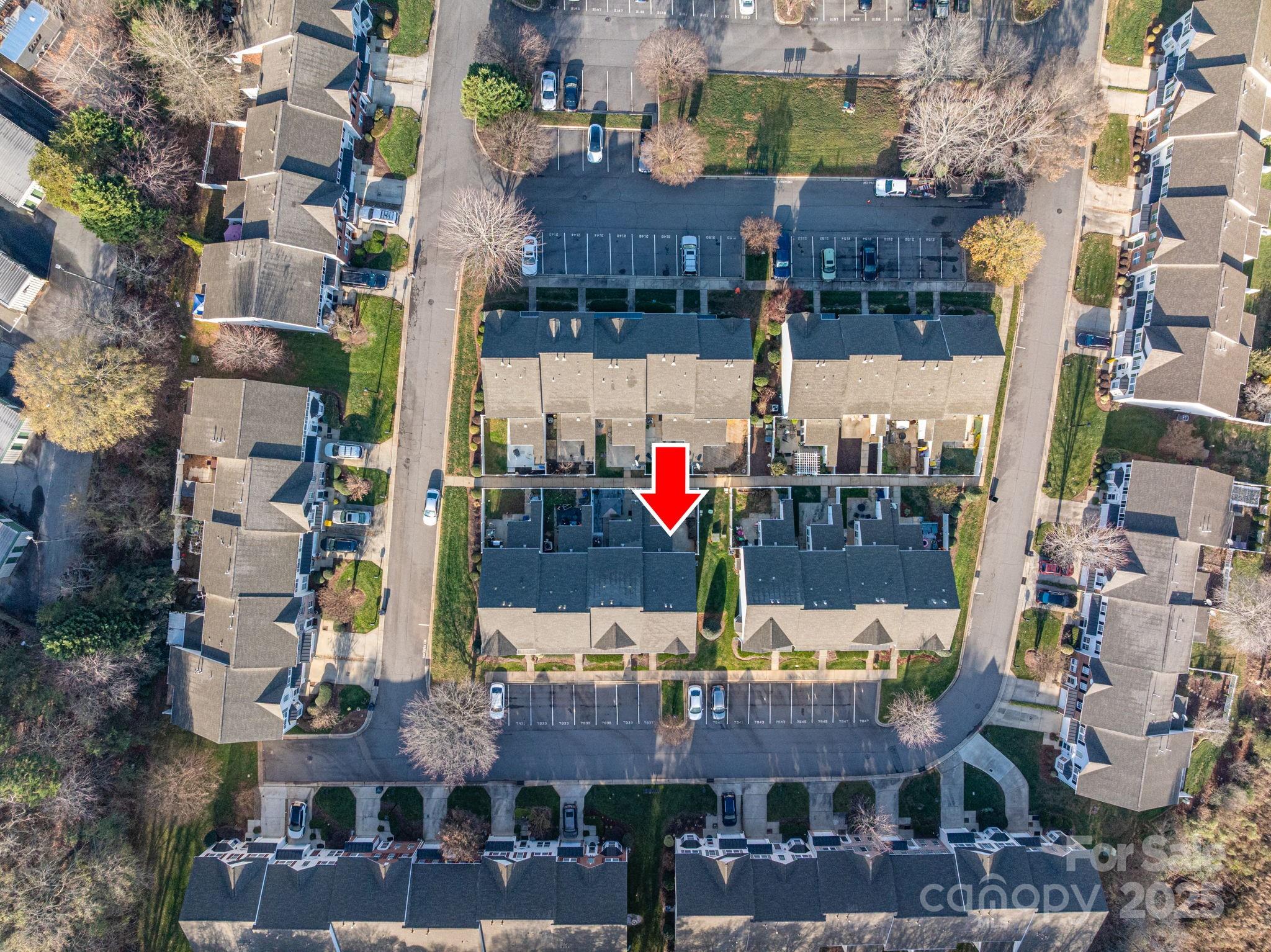 7937 Mariners Pointe Circle Denver, NC 28037 - Photo 32 of 38 an aerial view of waterside residential houses