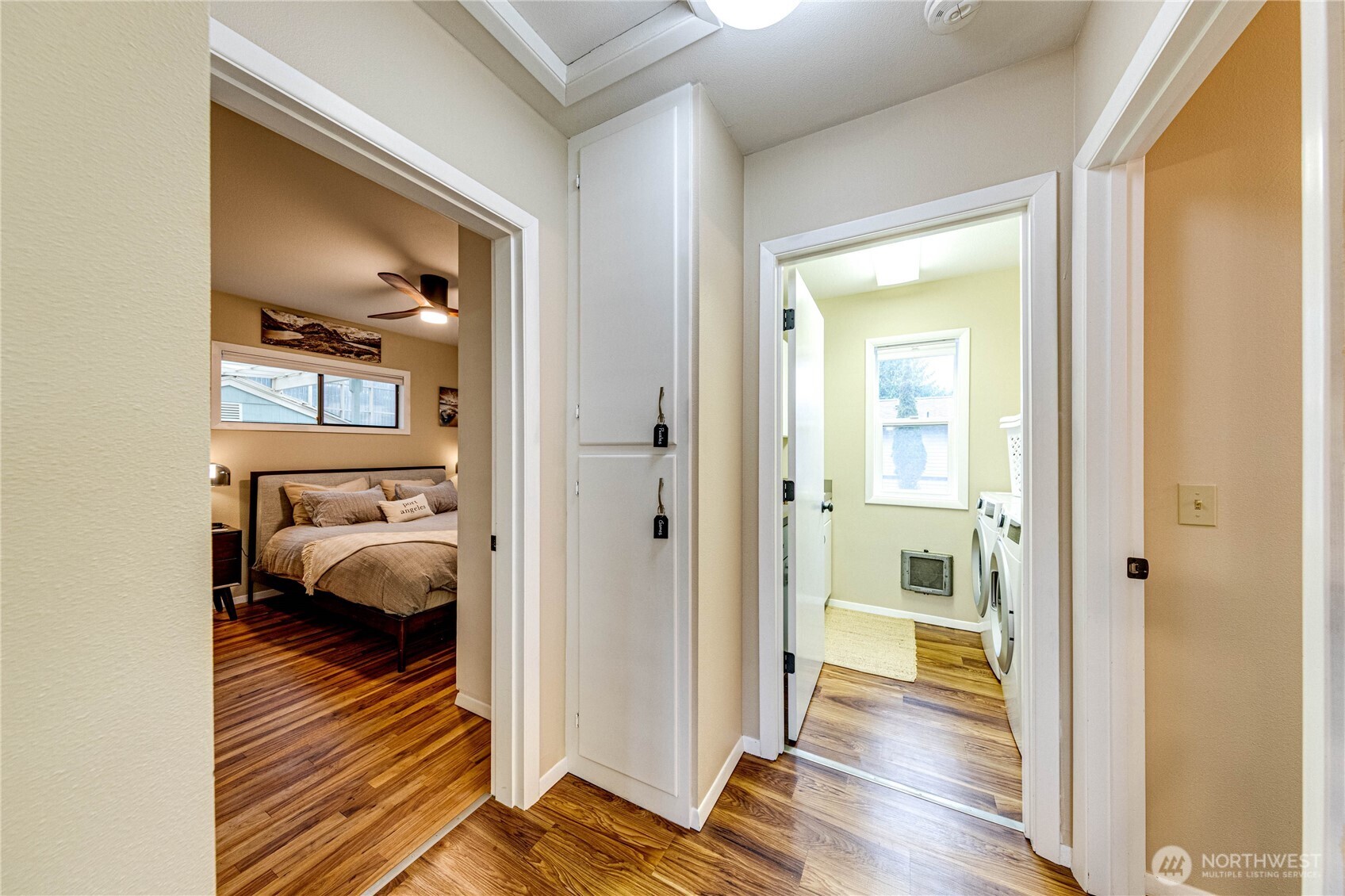 1922 West 7th Street Port Angeles, WA 98363 - Photo 14 of 40 a view of a bedroom from a hallway