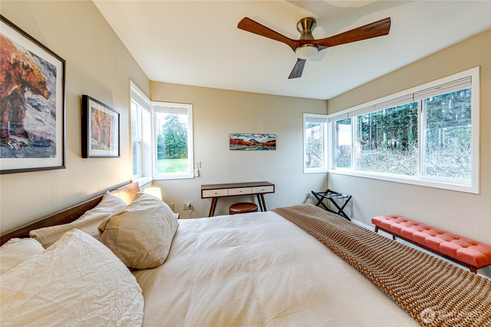 1922 West 7th Street Port Angeles, WA 98363 - Photo 20 of 40 a bedroom with a bed and a window