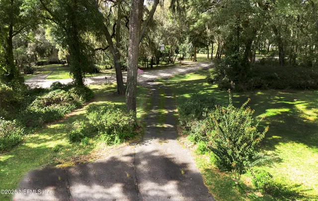 a bedroom with a bed and a potted plant