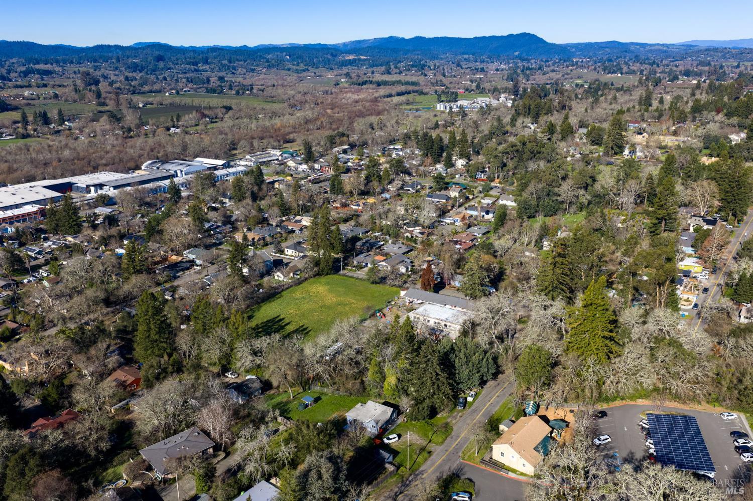 8877 Donald Street Sebastopol, CA 95472 - Photo 18 of 55 an aerial view of a house with a yard