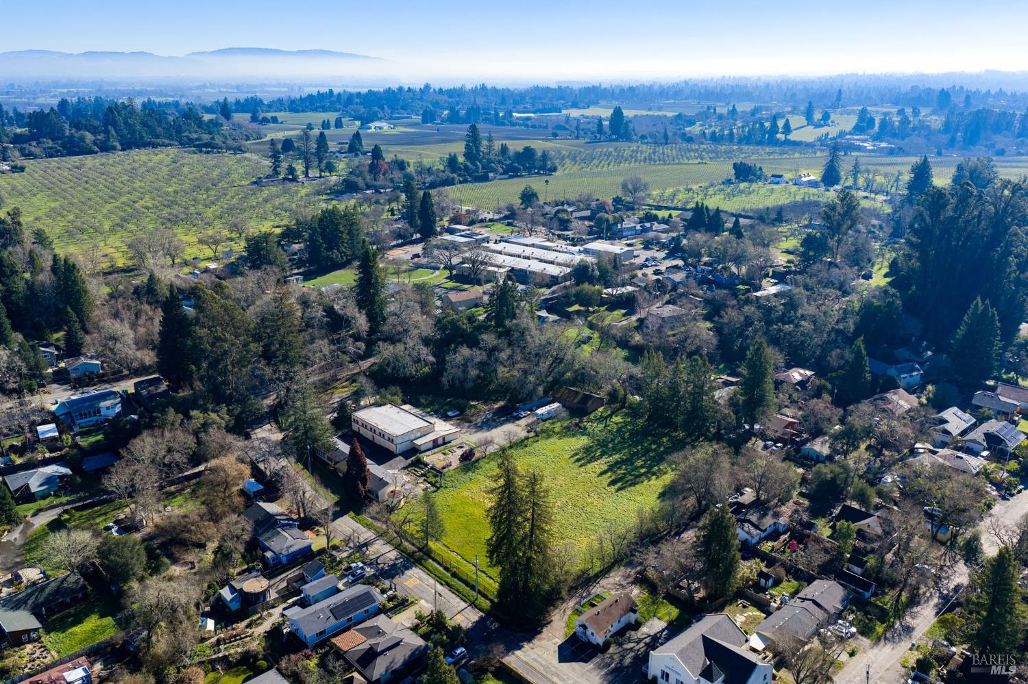8877 Donald Street Sebastopol, CA 95472 - Photo 22 of 55 an aerial view of a house with a garden