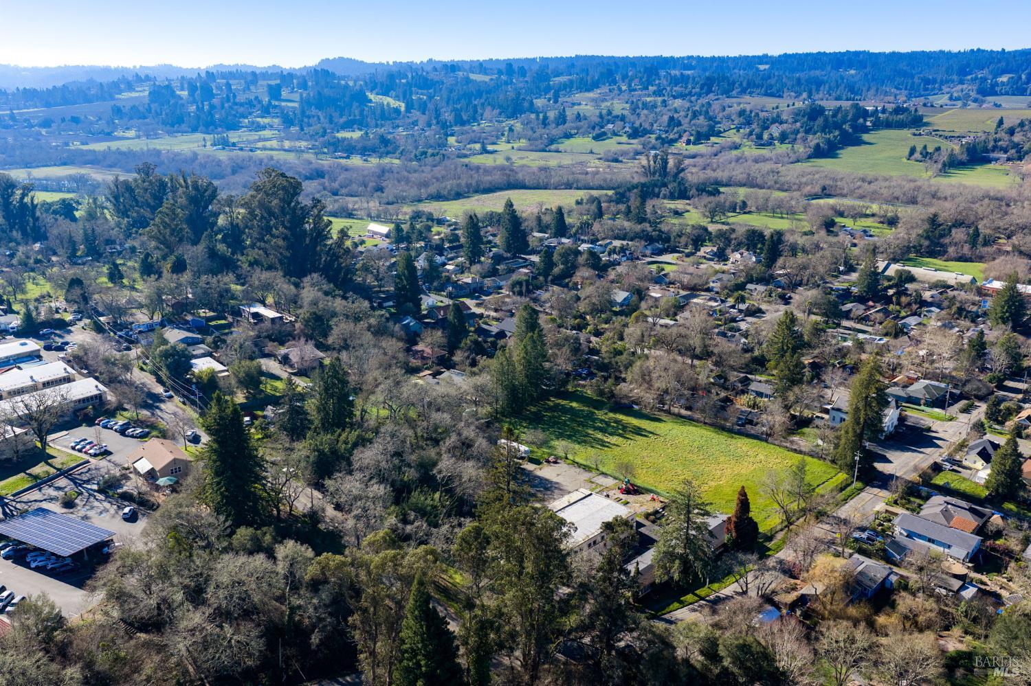 8877 Donald Street Sebastopol, CA 95472 - Photo 23 of 55 a view of a city with lush green forest