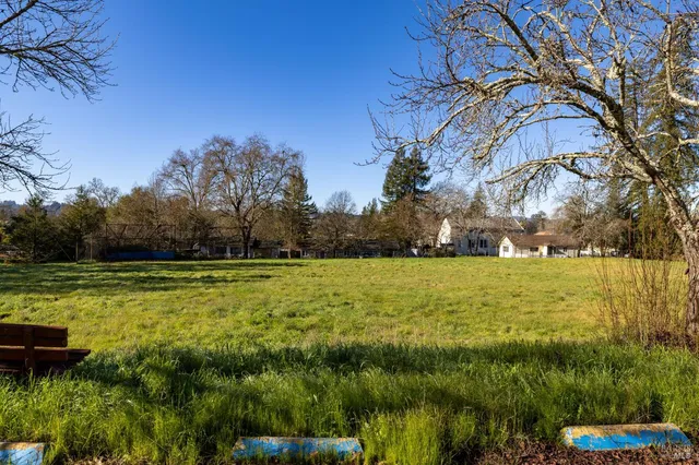 a house view with a garden space