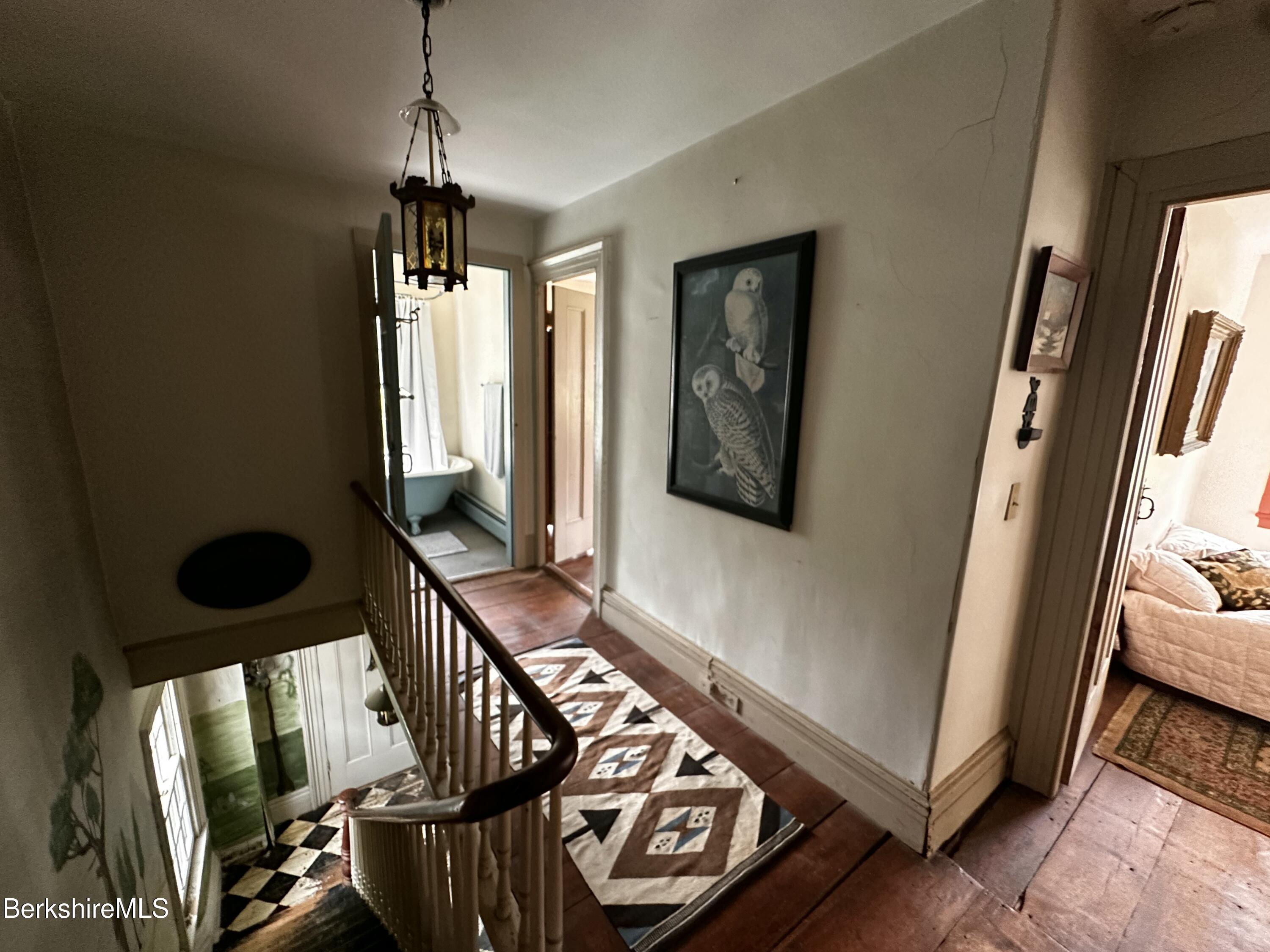 3-5 Swamp Road West Stockbridge, MA 01266 - Photo 14 of 37 a view of a hallway with furniture and windows