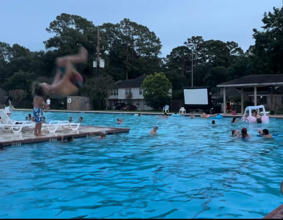 17418 Spicewood Springs Lane Spring, TX 77379 - Photo 43 of 50 a view of a backyard with sitting area