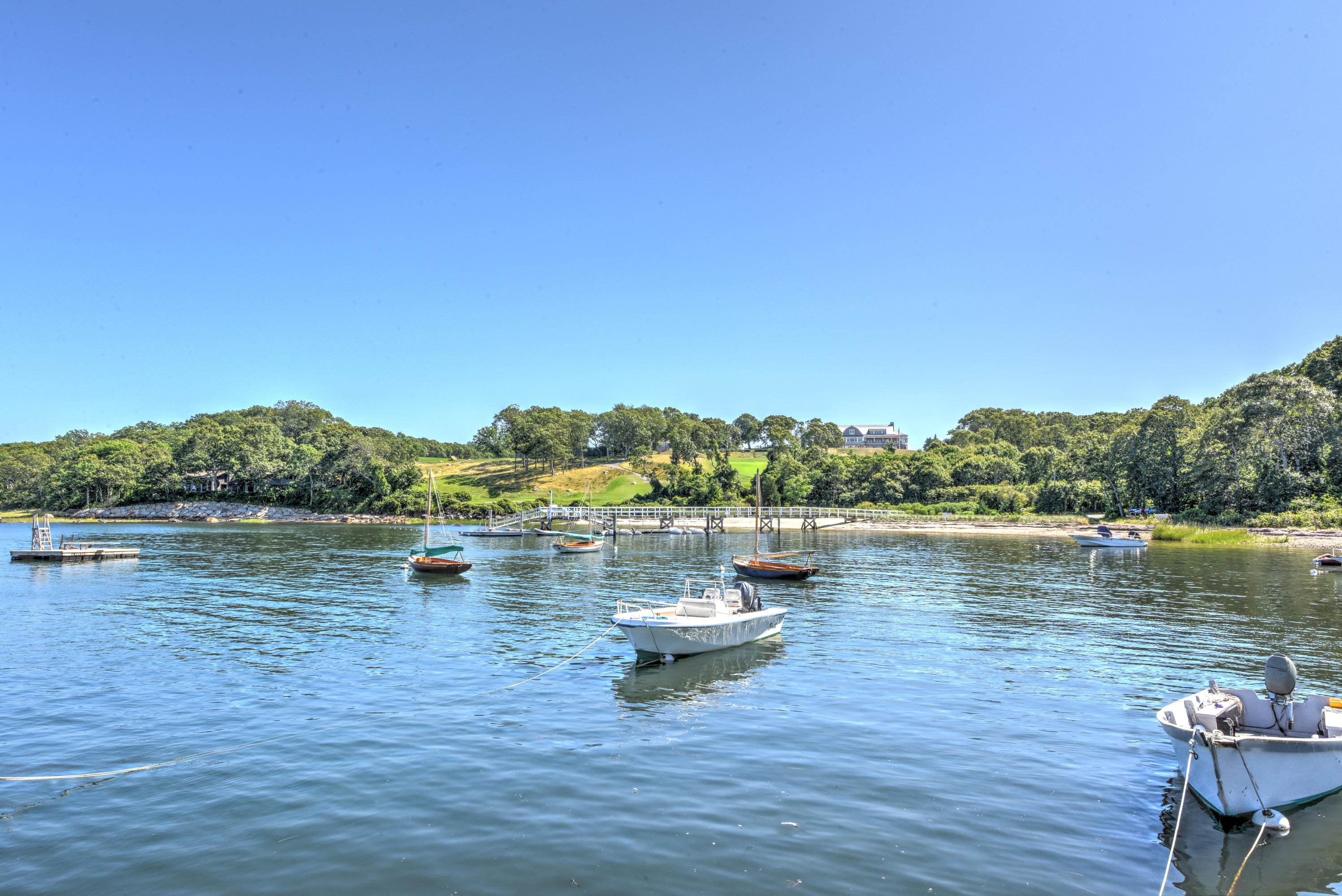 188 Gansett Road Woods Hole, MA 02543 - Photo 24 of 26 a view of a lake with houses