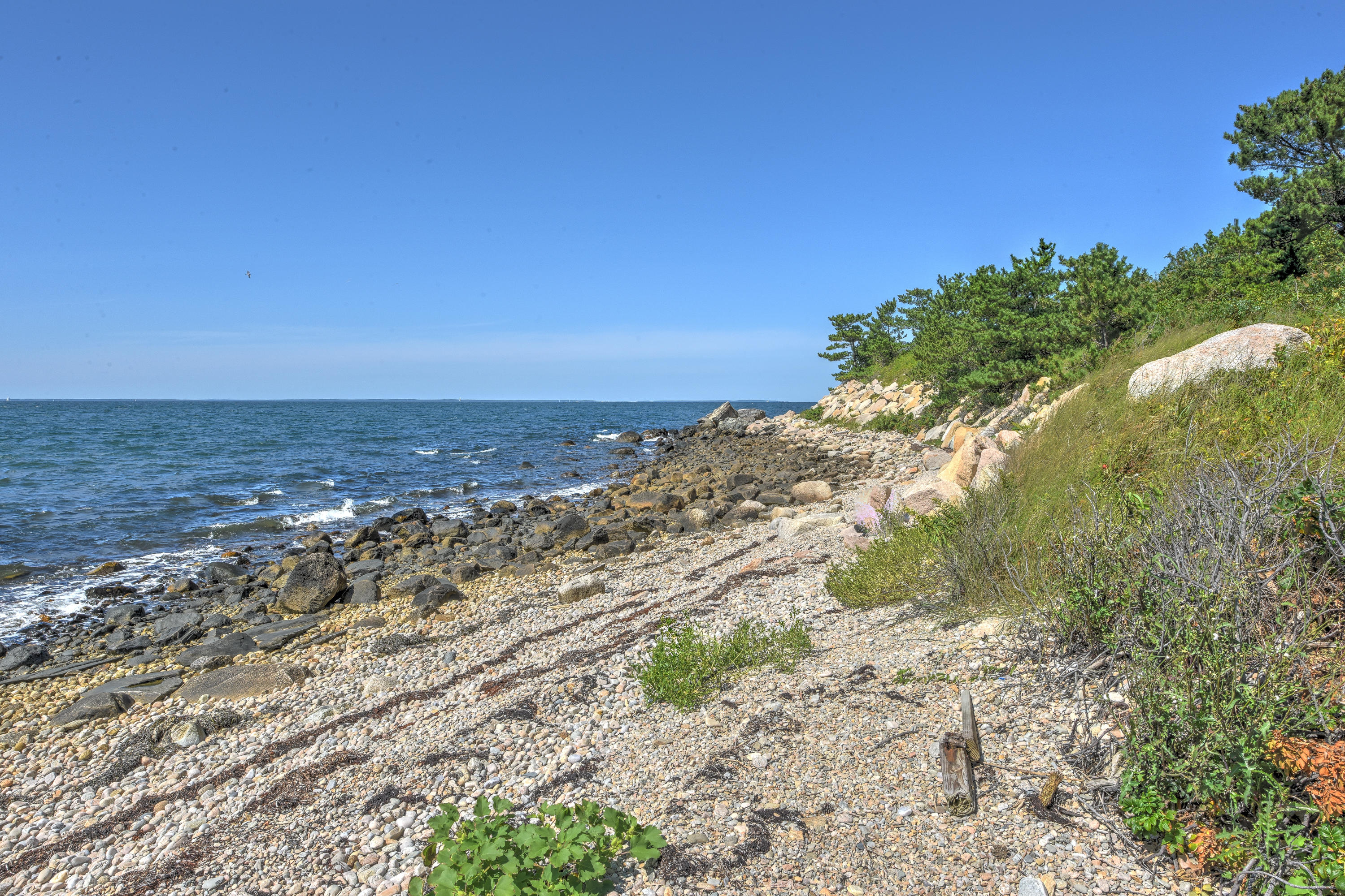 188 Gansett Road Woods Hole, MA 02543 - Photo 25 of 26 a view of ocean view with large trees