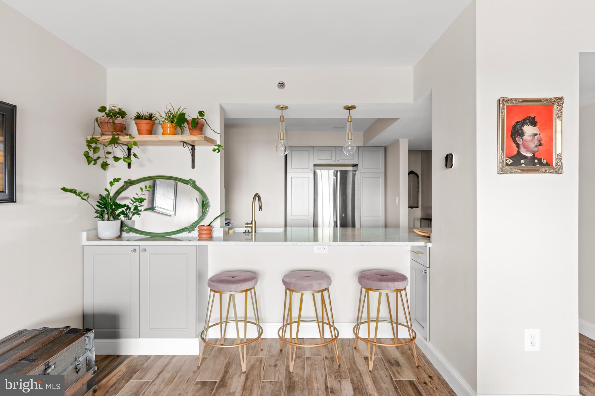 545 East Braddock Road, Unit 206 Alexandria, VA 22314 - Photo 5 of 29 Wall Opened for Open Concept -Kitchen/Family Combo