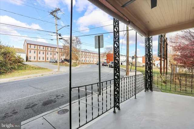 a bathroom with a mirror