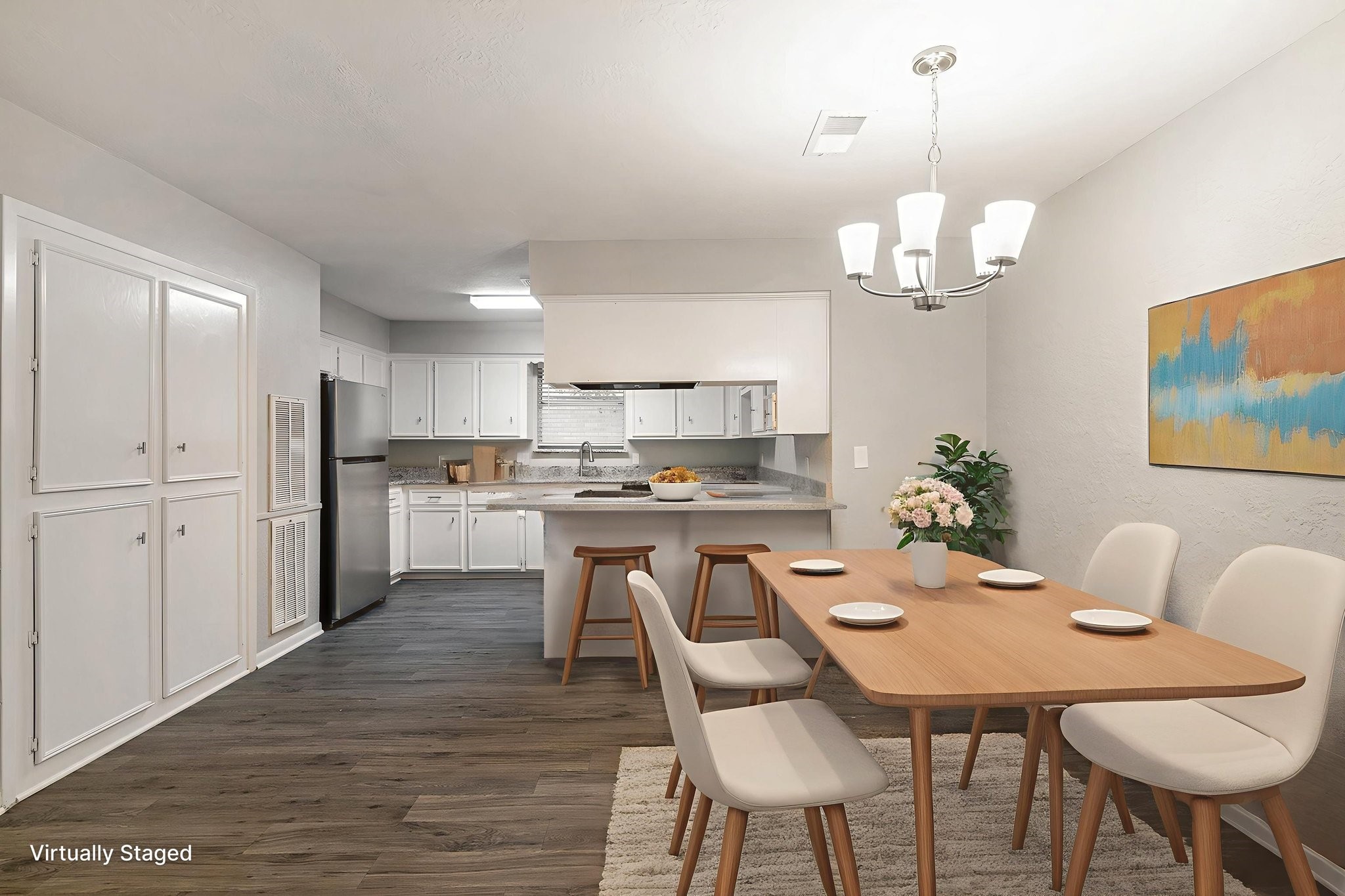 29118 Raestone Street Spring, TX 77386 - Photo 8 of 21 a view of a dining room with furniture and wooden floor