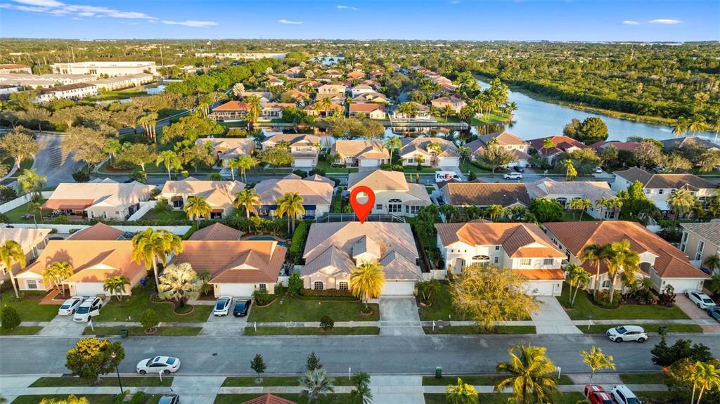 343 Southwest 187th Terrace Pembroke Pines, FL 33029 - Photo 47 of 48 an aerial view of residential houses with outdoor space