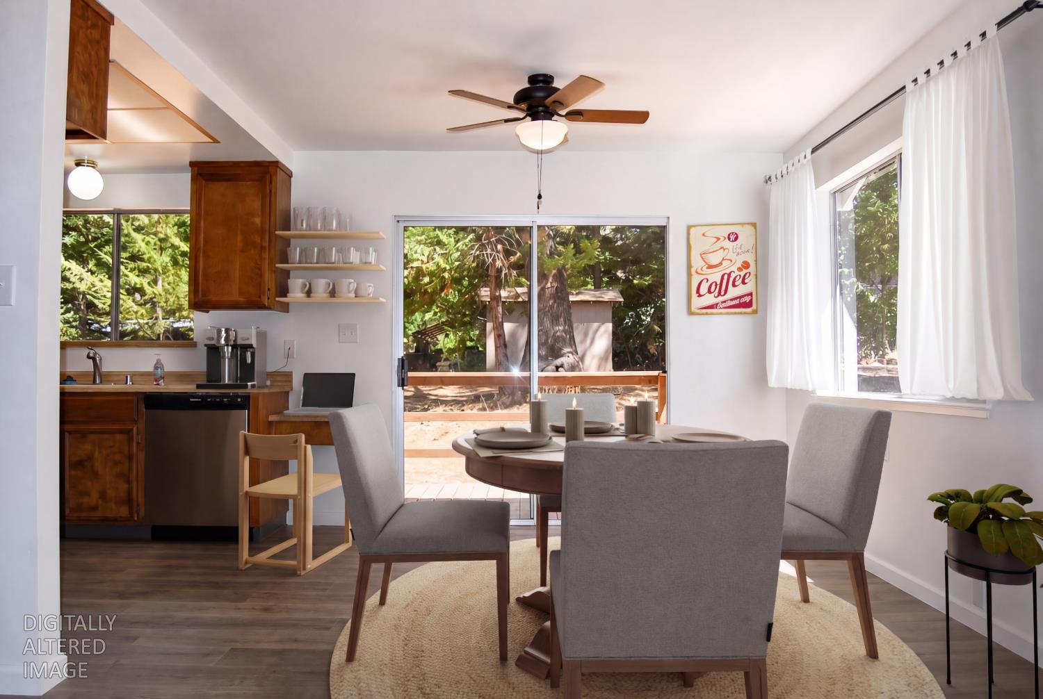 20131 Shake Ridge Road Volcano, CA 95689 - Photo 17 of 93 Virtually Staged Dining area.