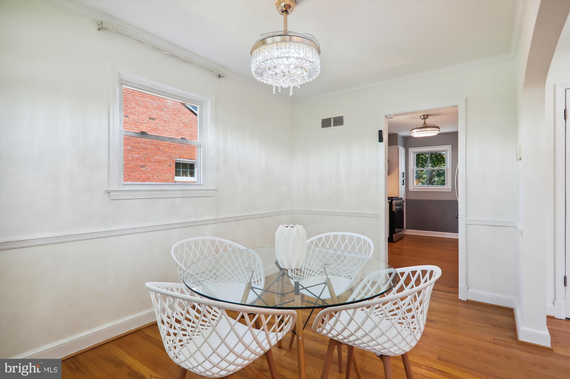 2610 Eccleston Street Silver Spring, MD 20902 - Photo 11 of 48 Dining Room with New Chandelier