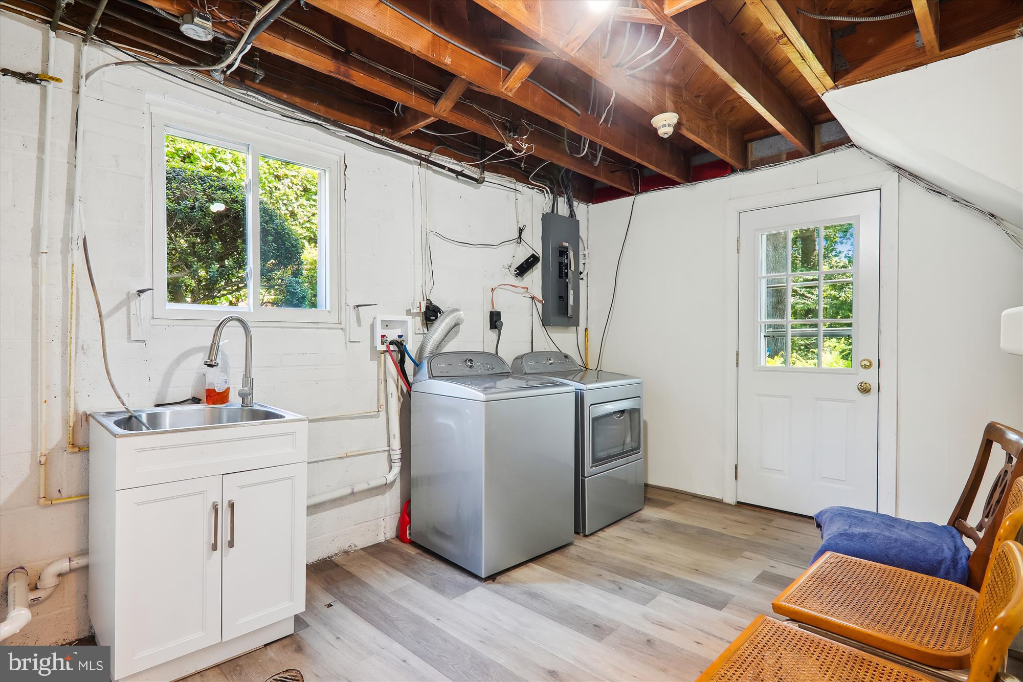 2610 Eccleston Street Silver Spring, MD 20902 - Photo 37 of 48 Sunny Laundry Room with Outside Entrance