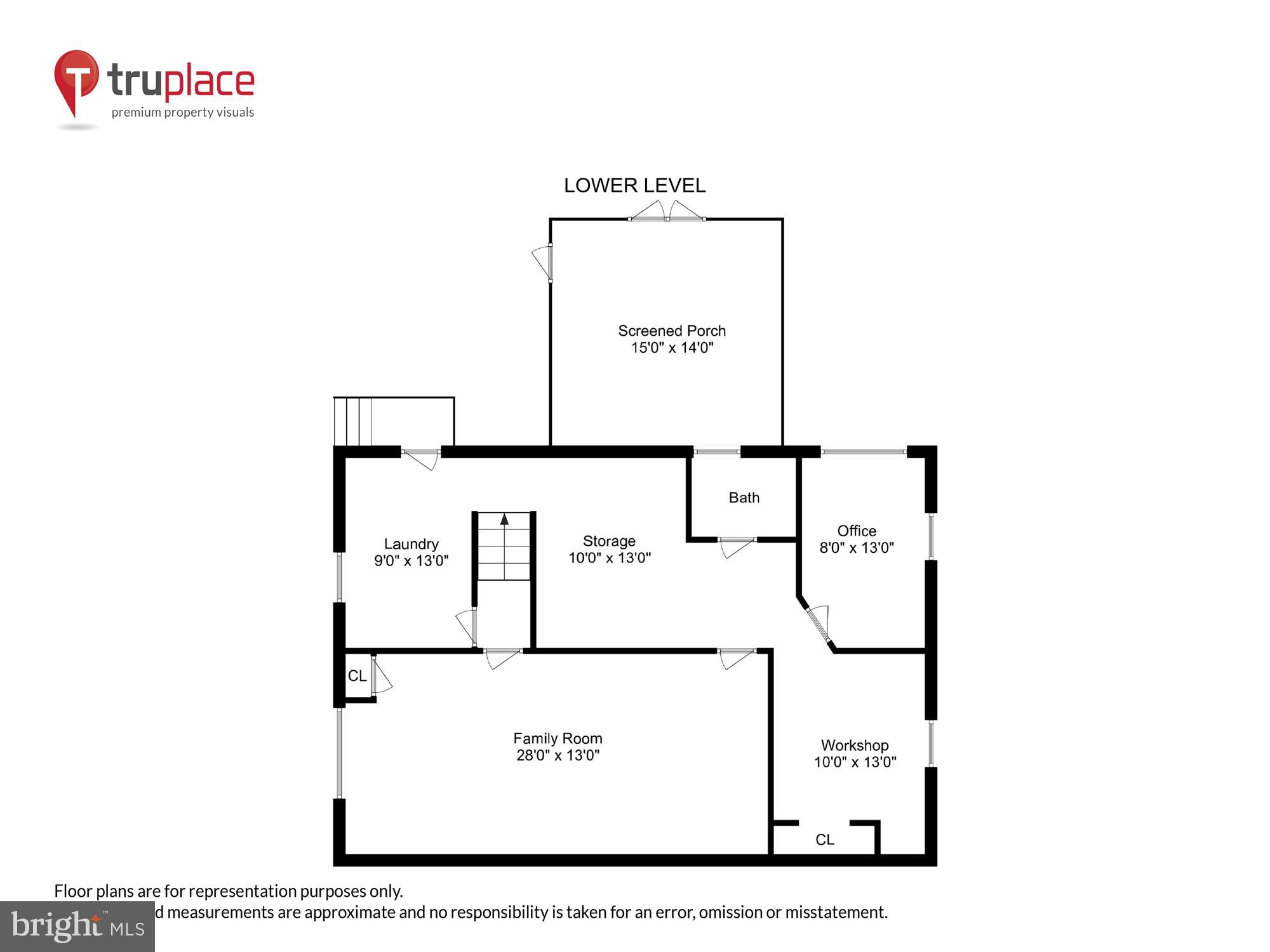 2610 Eccleston Street Silver Spring, MD 20902 - Photo 47 of 48 Lower Level Floorplan