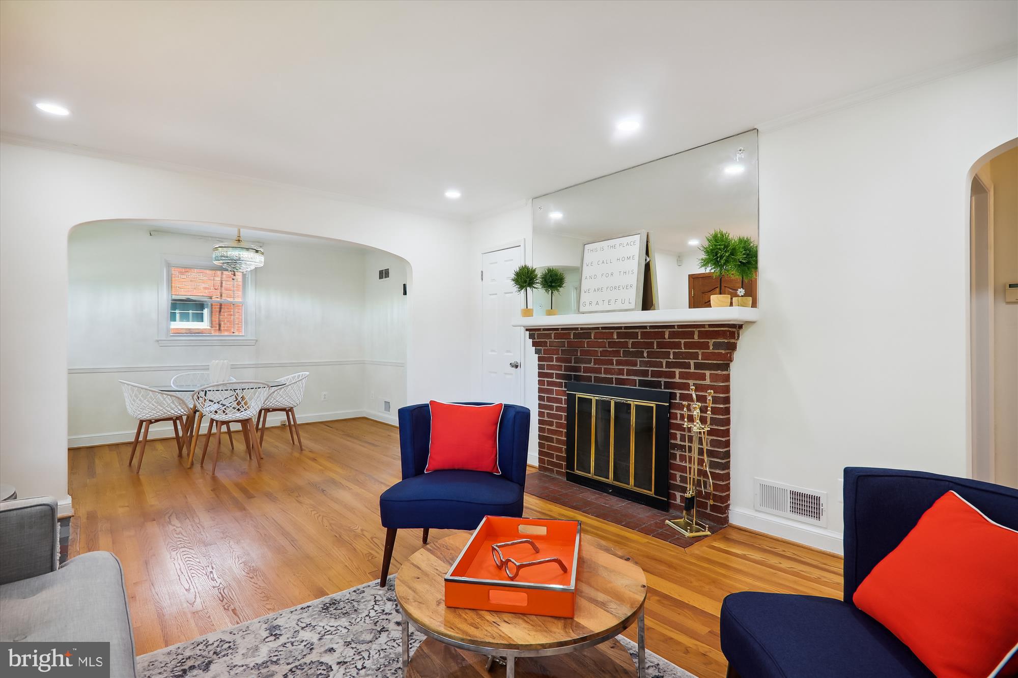 2610 Eccleston Street Silver Spring, MD 20902 - Photo 5 of 48 Living Room with Arched Doorways