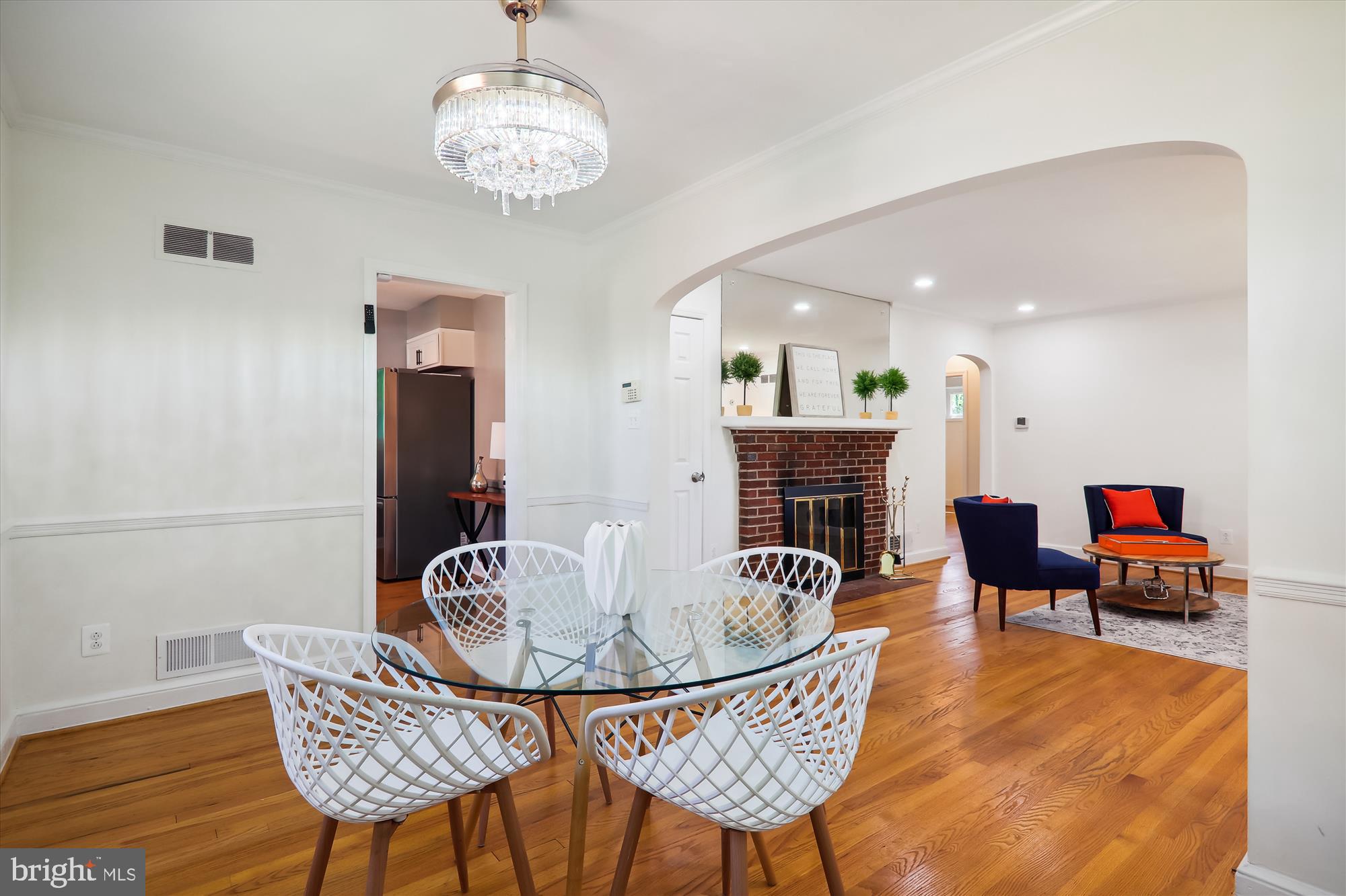 2610 Eccleston Street Silver Spring, MD 20902 - Photo 10 of 48 Dining Room with Arched Doorway