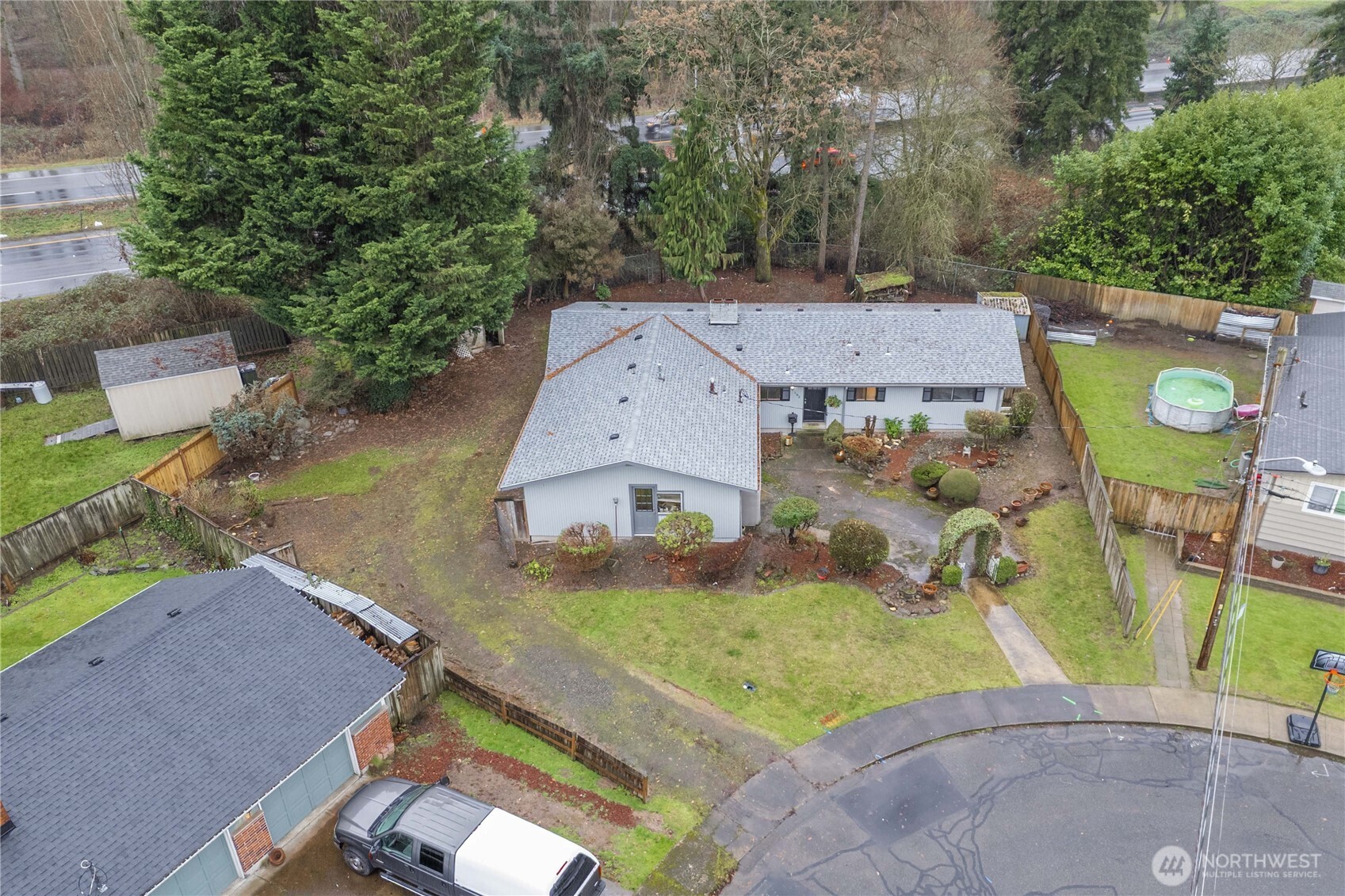 152 Christina Drive Sumner, WA 98390 - Photo 25 of 26 an aerial view of a house with outdoor space
