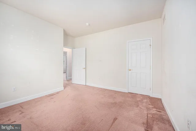 a view of an empty room