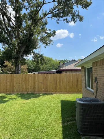 a view of small yard