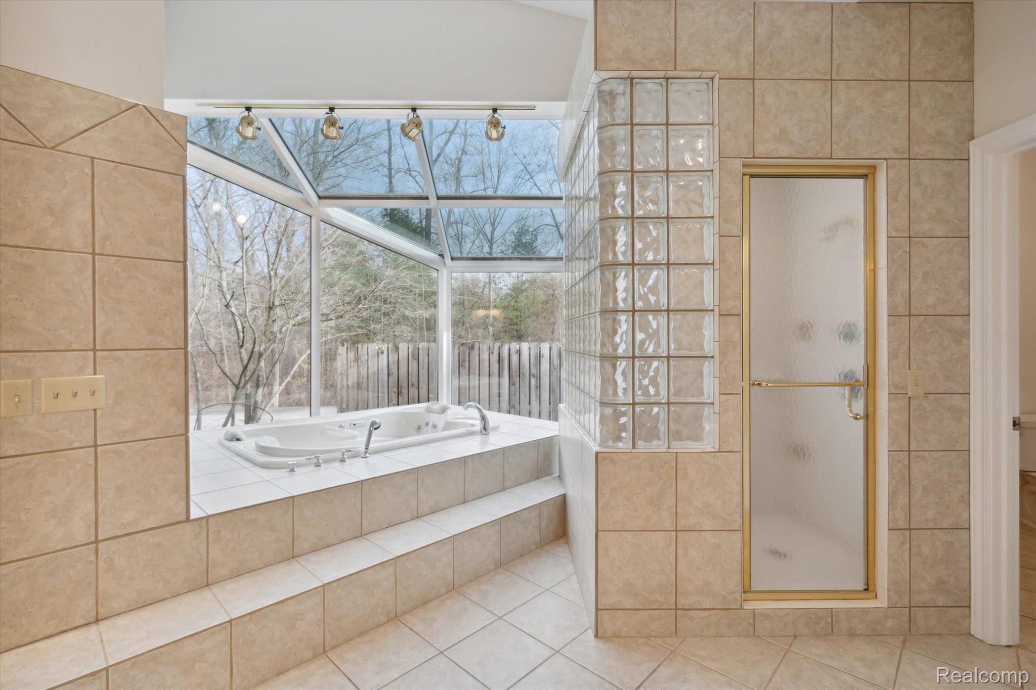 5240 Davis Road St. Clair, MI 48079 - Photo 29 of 69 Shower and jetted tub in the primary bdrm.