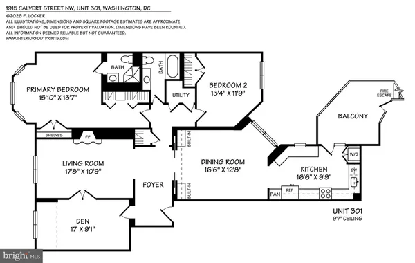 $936,000 | 1915 Calvert Street Northwest, Unit 301, Washington, DC 20009