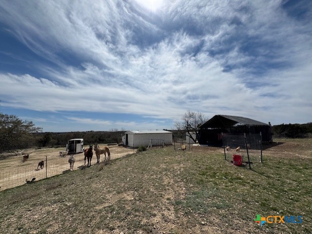 880 County Road 3100 Kempner, TX 76539 - Photo 20 of 33 a view of a fire pit with large trees