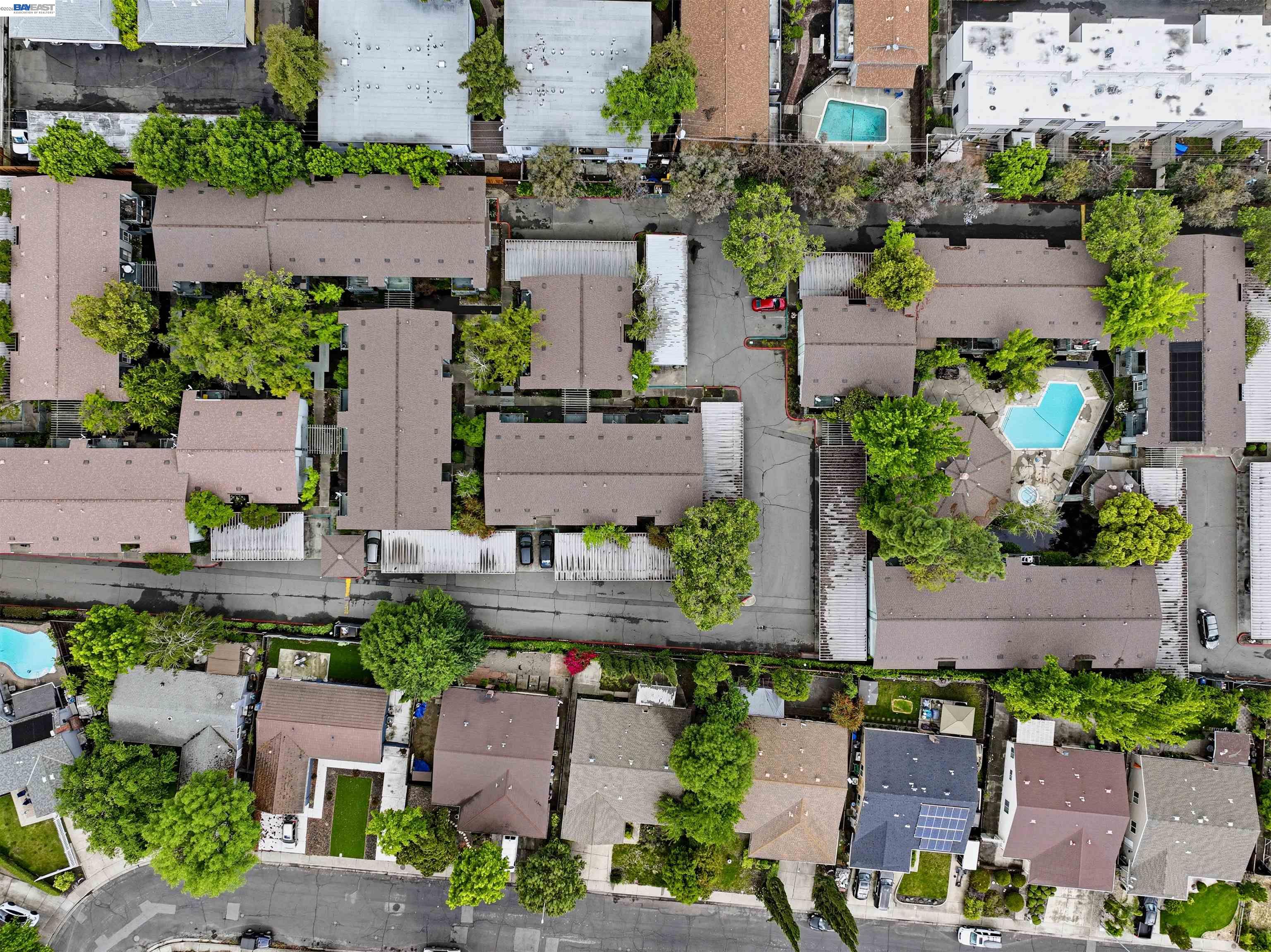 1036 Oak Grove Road, Unit 81 Concord, CA 94518 - Photo 6 of 11 an aerial view of a house with a garden