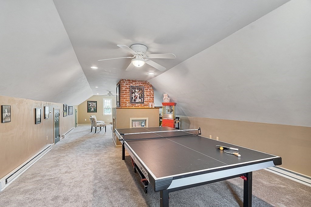65 Lawrence Road Boxford, MA 01921 - Photo 30 of 36 a living room with furniture pool table and a window