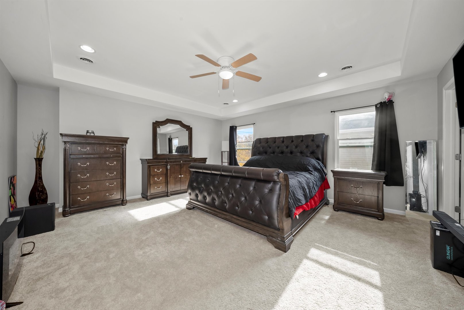 1516 Perry Street Crete, IL 60417 - Photo 16 of 35 a bedroom with a bed and furniture