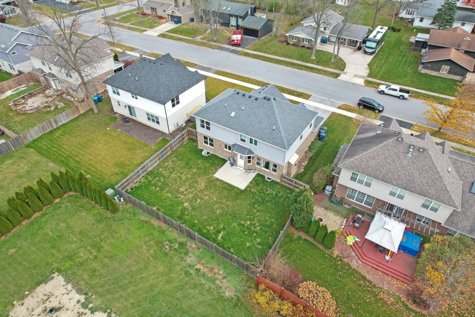 1516 Perry Street Crete, IL 60417 - Photo 28 of 35 an aerial view of a house
