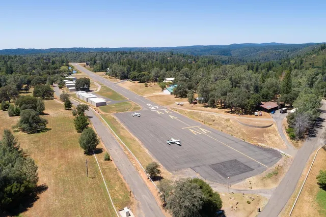 a view of a city and mountains