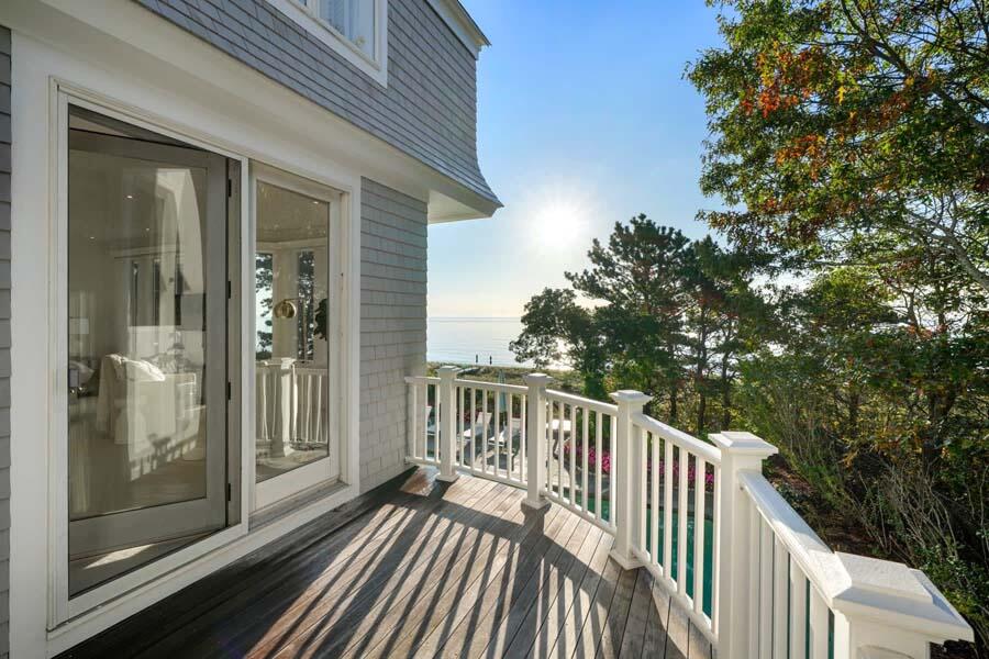 27 Ocean Bluff Drive Mashpee, MA 02649 - Photo 26 of 55 a view of balcony with wooden floor