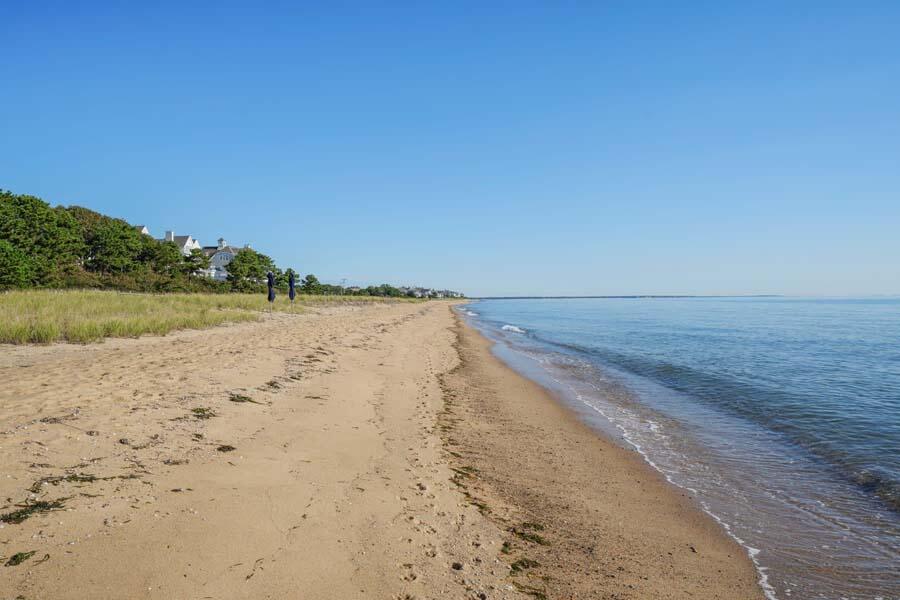 27 Ocean Bluff Drive Mashpee, MA 02649 - Photo 5 of 55 a view of beach and yard