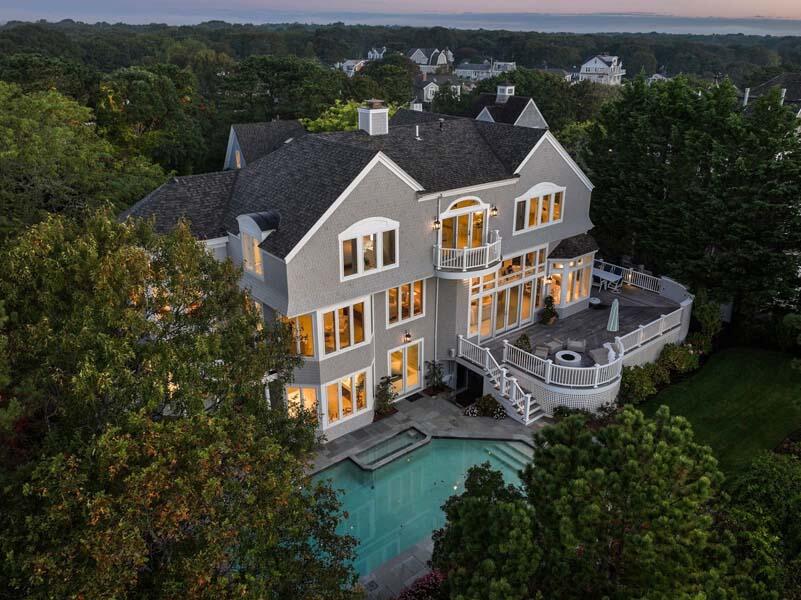 27 Ocean Bluff Drive Mashpee, MA 02649 - Photo 52 of 55 an aerial view of a house