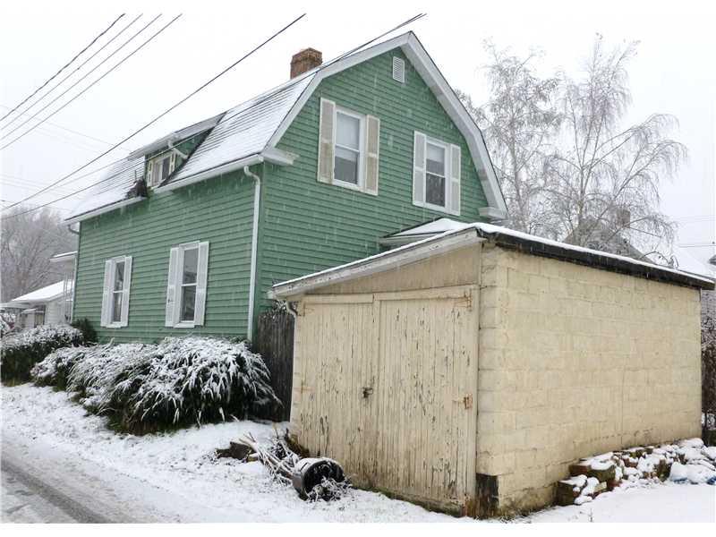 514 21st Street Beaver Falls, PA 15010 - Photo 13 of 18 Exterior Back. Corner lot home + Garage for 1 small vehicle