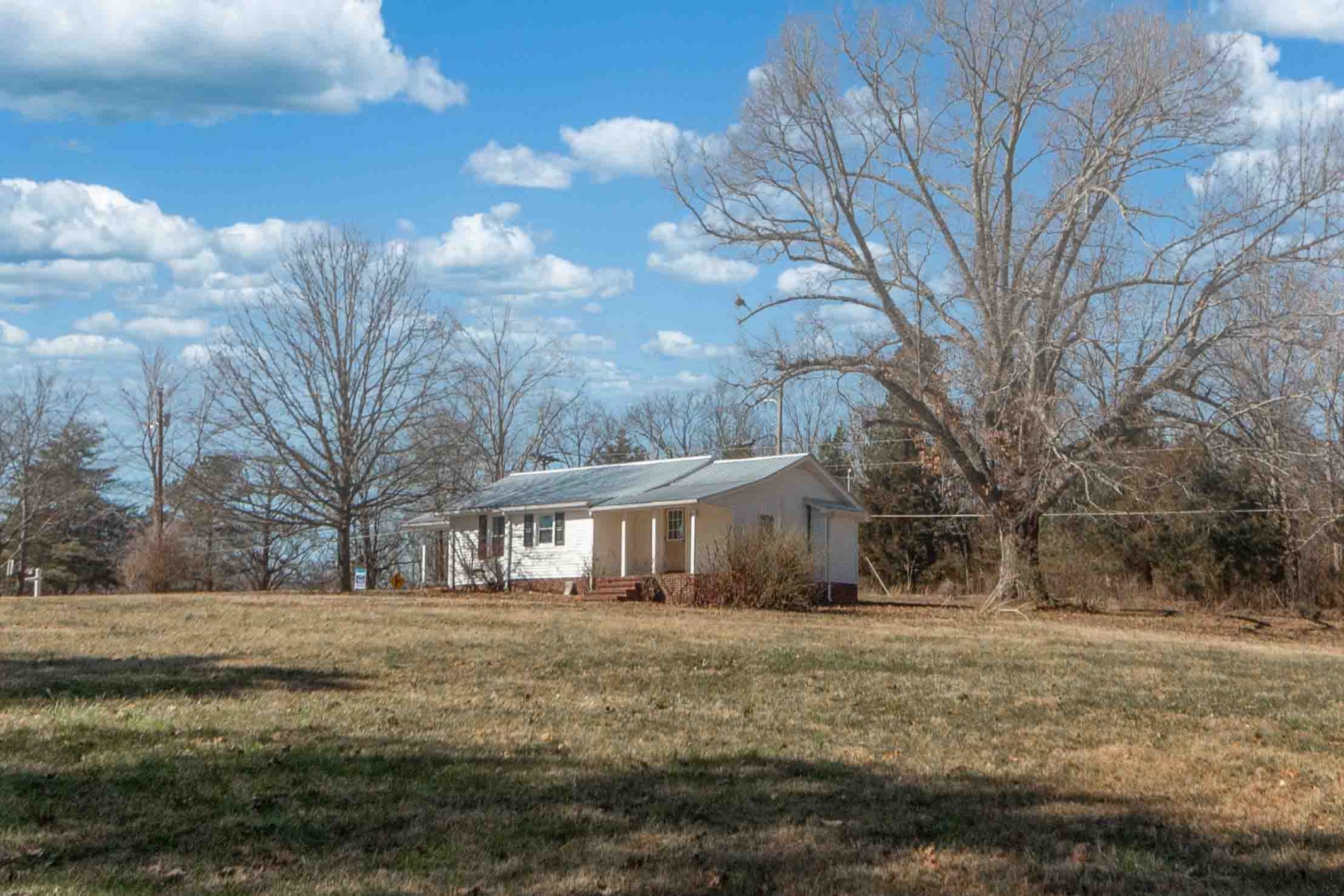 8144 Spot Light Road Lyles, TN 37098 - Photo 7 of 24 a backyard of a house with large trees