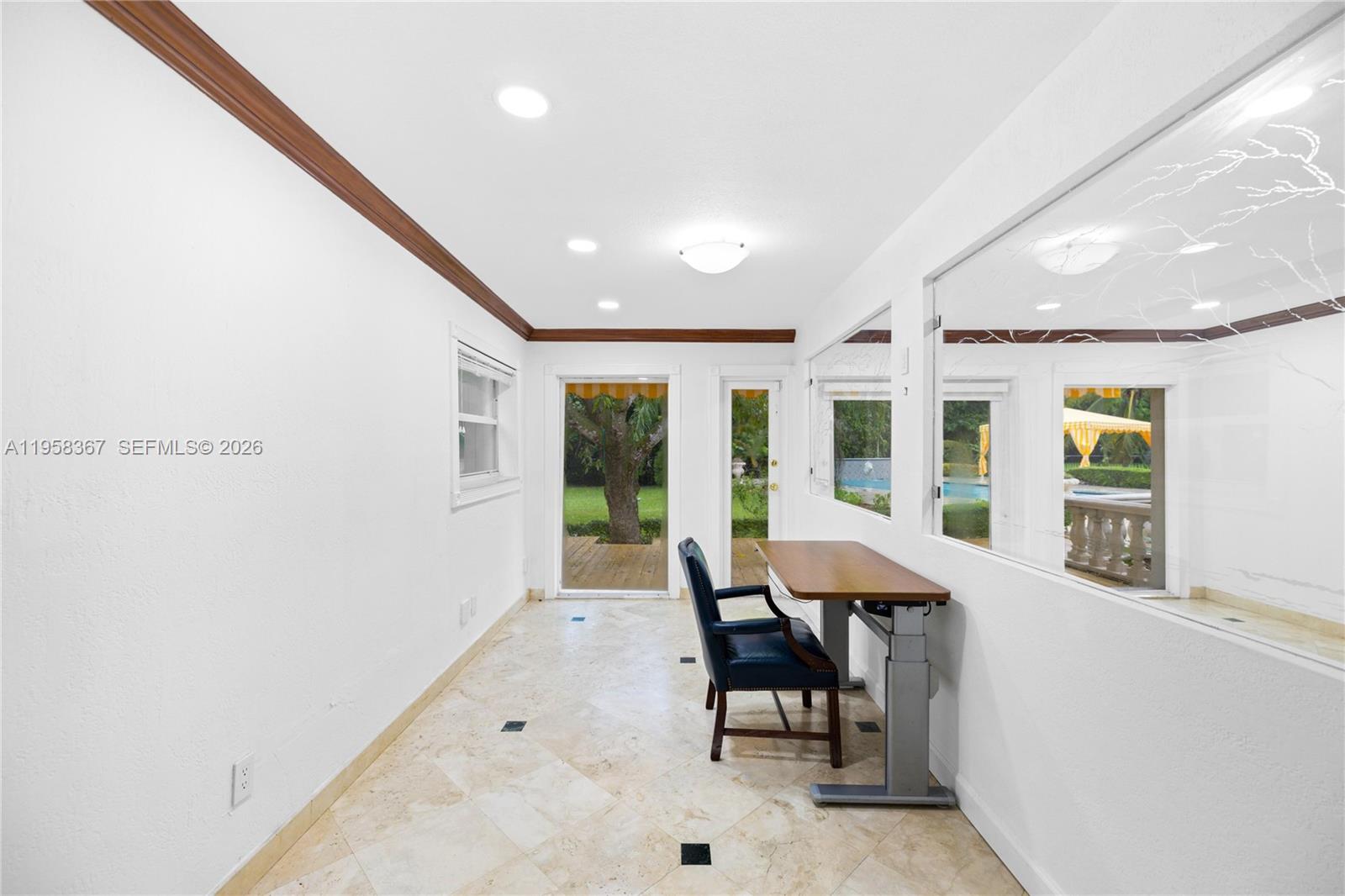 12300 Old Cutler Road, Unit 1 Pinecrest, FL 33156 - Photo 25 of 39 a view of a big room with furniture and front door