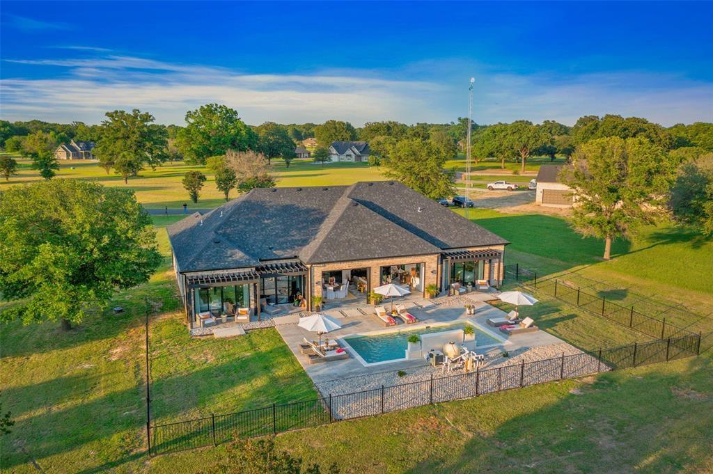 255 Private Road 5941 Emory, TX 75440 - Photo 39 of 39 View of swimming pool with a lawn, a patio area, and a pergola