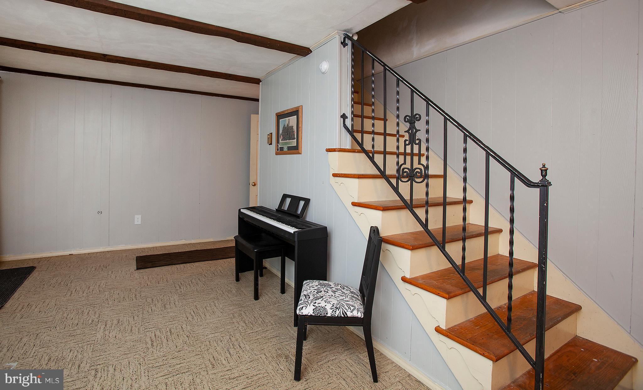 2218 Dover Road Harrisburg, PA 17110 - Photo 22 of 31 Lower Level Family Room - Look at those steps!